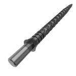 Varf metalic pentru darts Cuesoul Touch Point II V Cuts, gri metalizat, 45mm