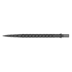 Varf metalic pentru darts Cuesoul Touch Point II V Cuts, gri metalizat, 45mm