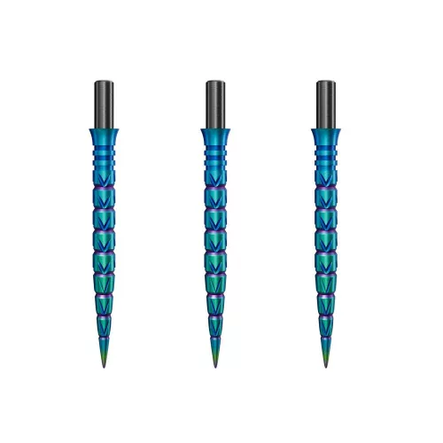 Varf metalic pentru darts Cuesoul Touch Point II V Cuts, colorat, 29mm