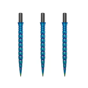 Varf metalic pentru darts Cuesoul Touch Point II V Cuts, colorat, 33mm