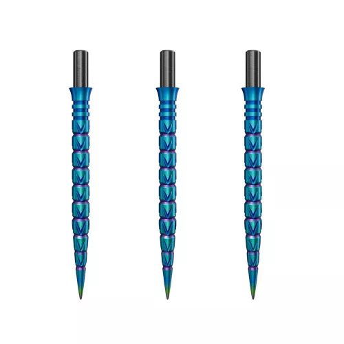 Varf metalic pentru darts Cuesoul Touch Point II V Cuts, colorat, 33mm