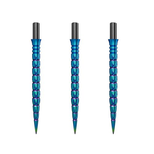 Varf metalic pentru darts Cuesoul Touch Point II V Cuts, colorat, 33mm