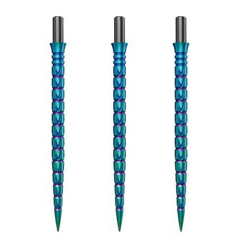 Varf metalic pentru darts Cuesoul Touch Point II V Cuts, colorat, 41mm