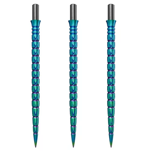Varf metalic pentru darts Cuesoul Touch Point II V Cuts, colorat, 45mm