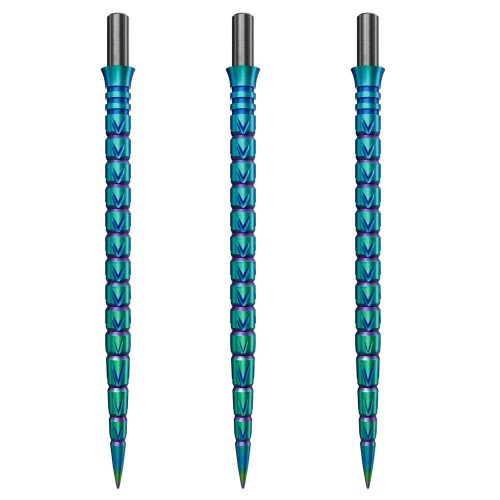 Varf metalic pentru darts Cuesoul Touch Point II V Cuts, colorat, 45mm