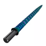 Varf metalic pentru darts Cuesoul Touch Point II V Cuts, colorat, 45mm