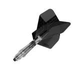 Fluturas si tija darts Cuesoul KOFF, negru, Big Standard, marimea 2, carbon