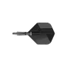   Fluturas si tija darts Cuesoul KOFF, negru, Big Standard, marimea 2, carbon