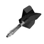 Fluturas si tija darts Cuesoul KOFF, negru, Big Standard, tija carbon marimea 3