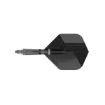 Fluturas si tija darts Cuesoul KOFF, negru, Big Standard, tija carbon marimea 3