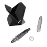   Fluturas si tija darts Cuesoul KOFF, negru, Big Standard, tija carbon marimea 3