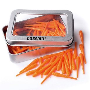 Varf darts soft-plastic CueSoul portocaliu, 32mm 100 buc