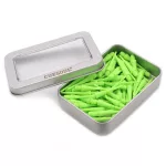 Varf darts soft plastic Cuesoul lime verde, 32 mm – set 100 buc