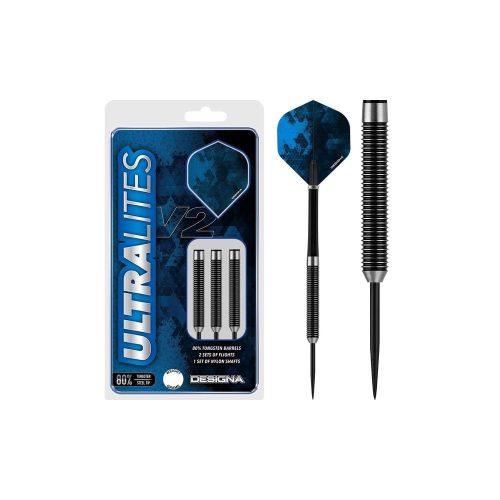 Set darts steel Designa Ultralites V2, M2, 16g, 80% wolfram