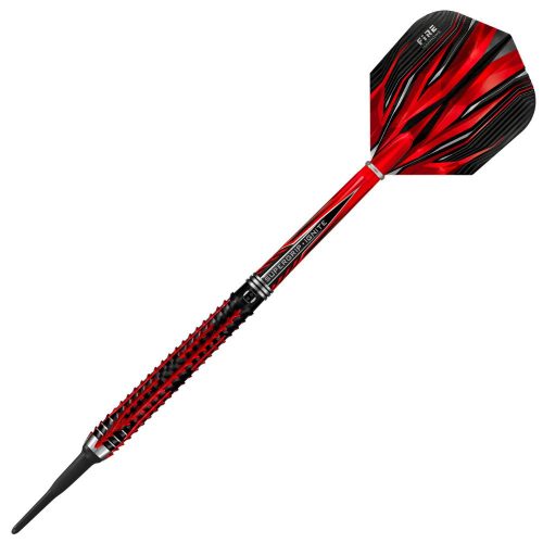 Sageti darts Harrows soft 18g, Fire Inferno 90% tungsten