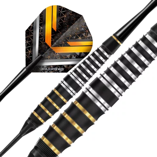 Set sageti darts soft harrows Vulcan, 20g, brass