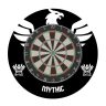Protectie perete Mythic Darts in jurul tintei, negru