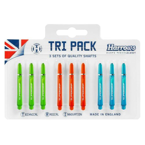 Tija darts Harrows Tri Pack Supergrip Color
