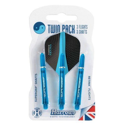 Tija + aripa Dart Harrows Twin Pack Aqua