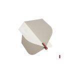 Protectie fluturas Harrows rosu