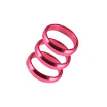   Inel metalic Dart Harrows pentru tija plastic Supergrip in culoare pink 3buc. / pachet