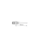 Varf darts Harrows soft 2BA, negru Micro 100 buc