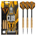 Set darts Harrows steel, 18g, Club Brass