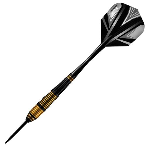 Set darts Harrows steel, Vivid R Negru, 21g, brass