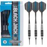 Set darts Harrows soft, Black Jack K, 16g, brass