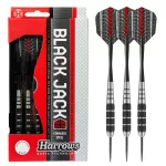 Set darts Harrows steel, Black Jack K, 18g, brass