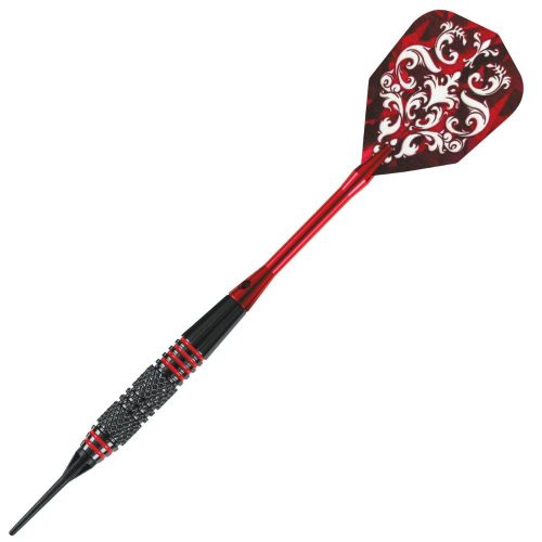 Set darts Harrows soft, Pirate, 16g, brass, rosu