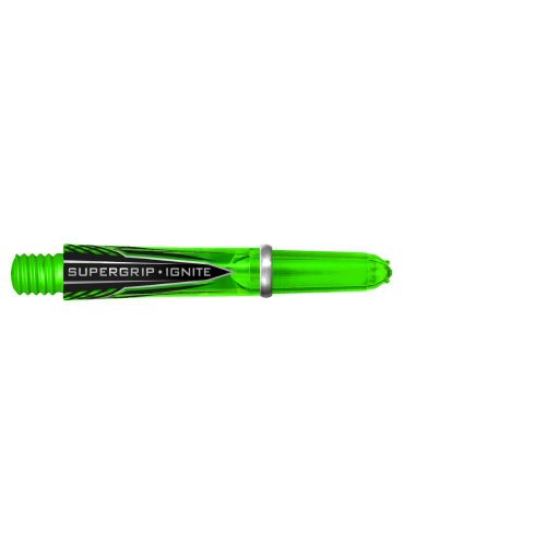 Tija darts Harrows Supergrip Ignite scurt, verde 