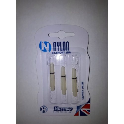 Tija darts Harrows Nylon alb extra short