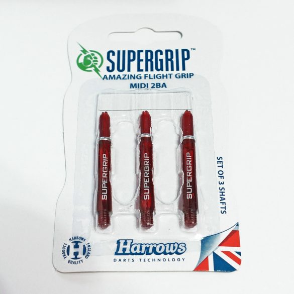 Tija darts Harrows Supergrip rosu, mediu