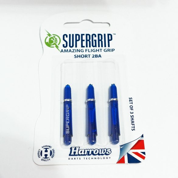 Tija darts Harrows Supergrip albastru, scurt