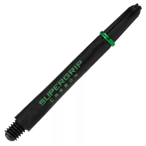 Tija darts Harrows Supergrip Carbon verde mediu, cu inel