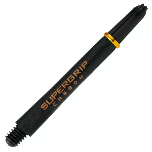 Tija darts Harrows Supergrip Carbon Gold scurt, cu inel