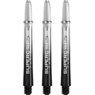 Tija darts Harrows Supergrip Fusion Negru/transparent, lung