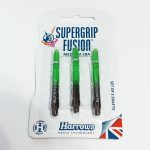 Tija darts Harrows Supergrip Fusion Negru/verde lung