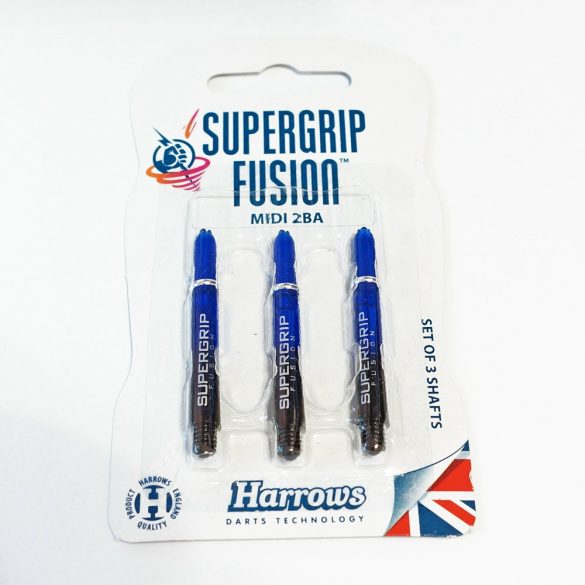 Tija darts Harrows Supergrip Fusion Negru/albastru mediu