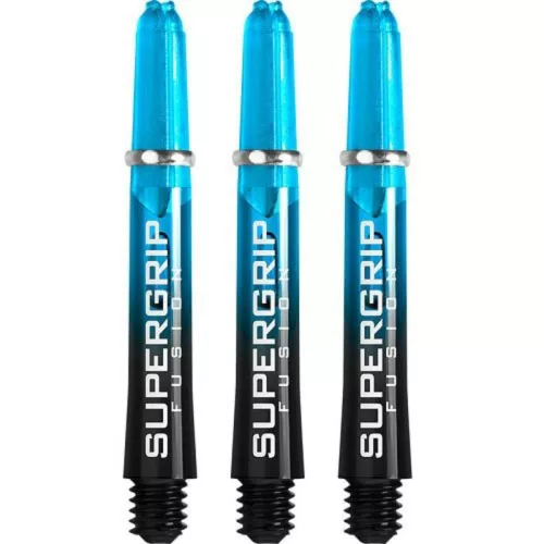 Tija darts Harrows Supergrip Fusion Negru/aqua, scurt