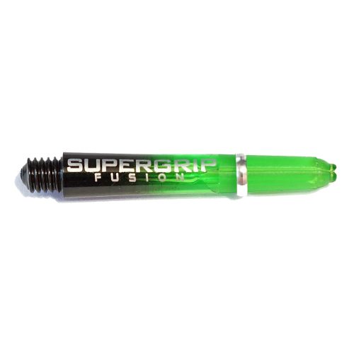 Tija darts Harrows Supergrip Fusion Negru/verde, scurt