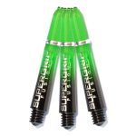 Tija darts Harrows Supergrip Fusion Negru/verde, scurt