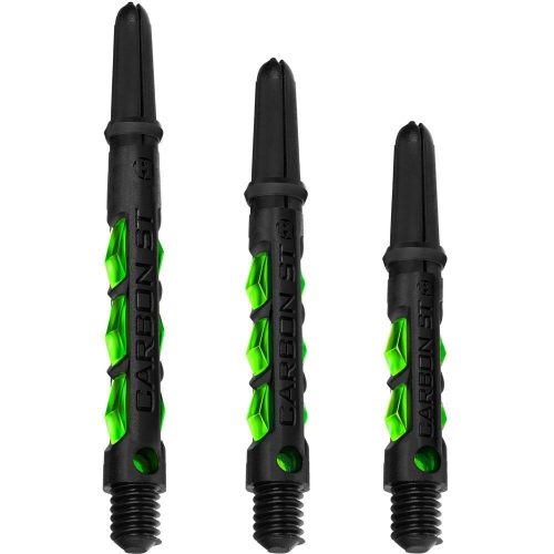 Tije Darts Harrows Carbon ST Verde, Negru cu inel, lung