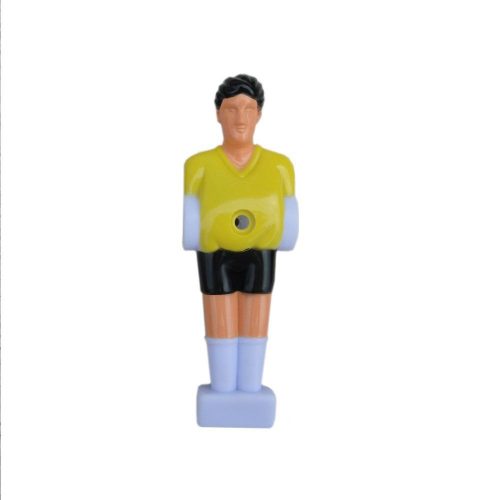Jucator fotbal pentru tija 13 mm, 1 buc, galben lamai. Compatibil si pentru tija telescopica