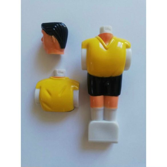 Papusa fotbal F56010 pentru mese Yukon 1 buc galben