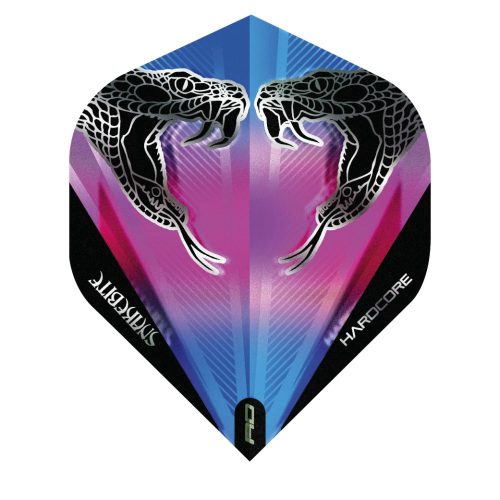 Fluturas darts RedDragon Hardcore Snake Black Translucent