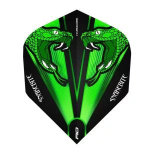Fluturas darts RedDragon Hardcore Peter Wright Snakebite verde
