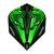 Fluturas darts RedDragon Hardcore Peter Wright Snakebite verde