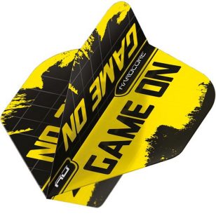 Flight darts Red Dragon Hardcore Radical Game, negru-galben